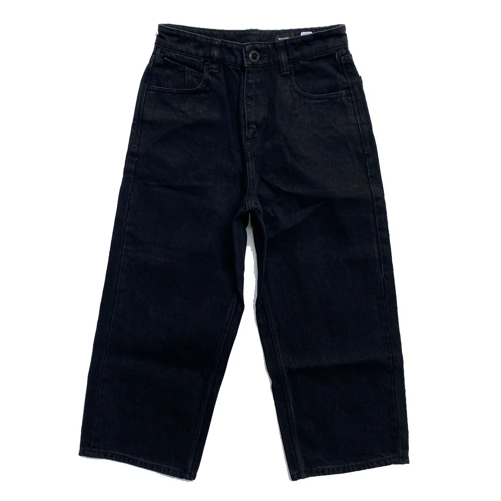 Volcom - Billow Denim Youth Pants Black