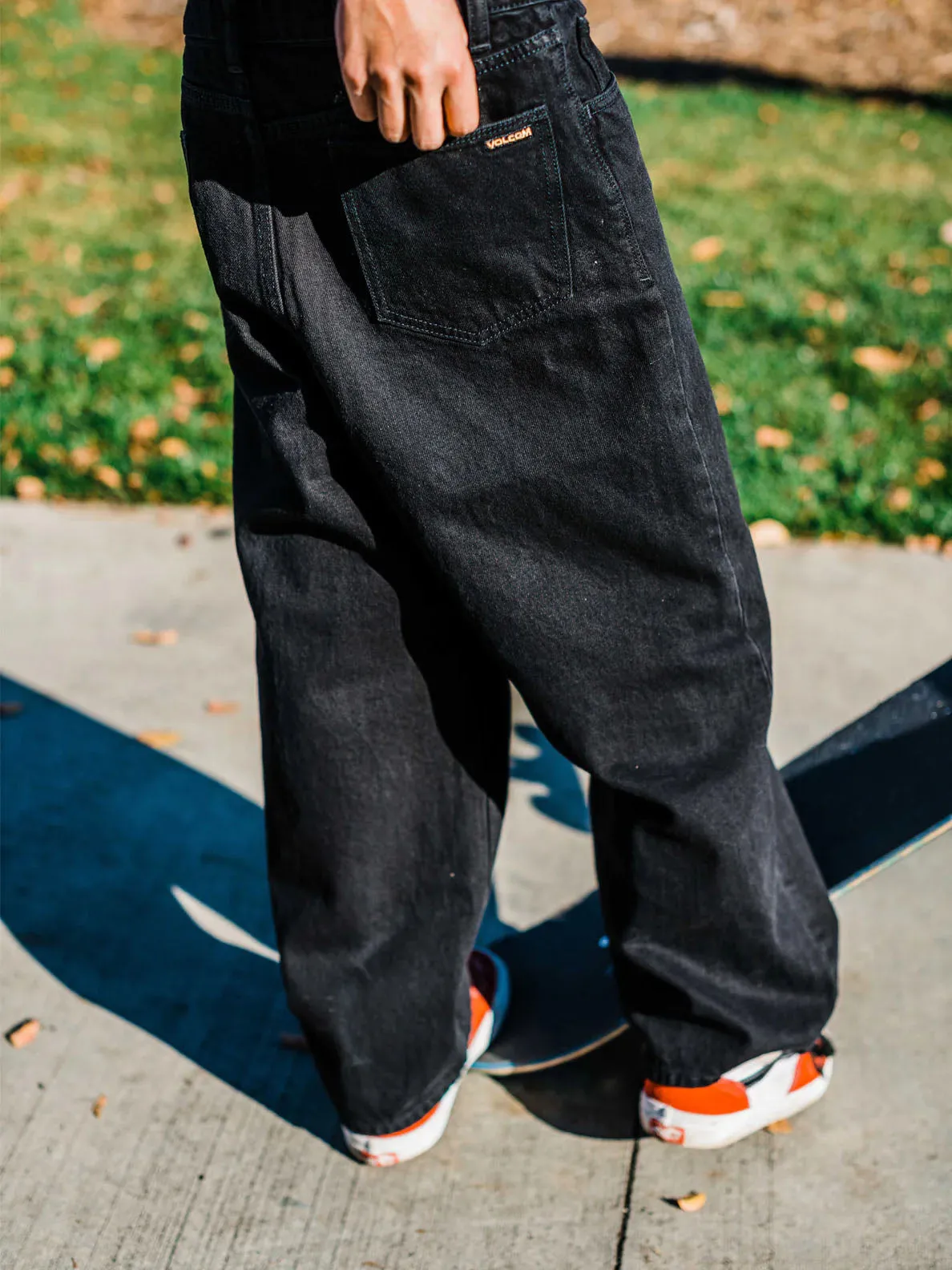 Volcom - Billow Denim Youth Pants Black