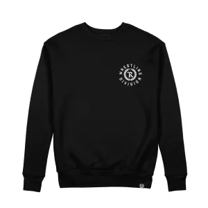 Wrestling Division Premium Crewneck Sweatshirt [BLACK] WRESTLING DIVISION